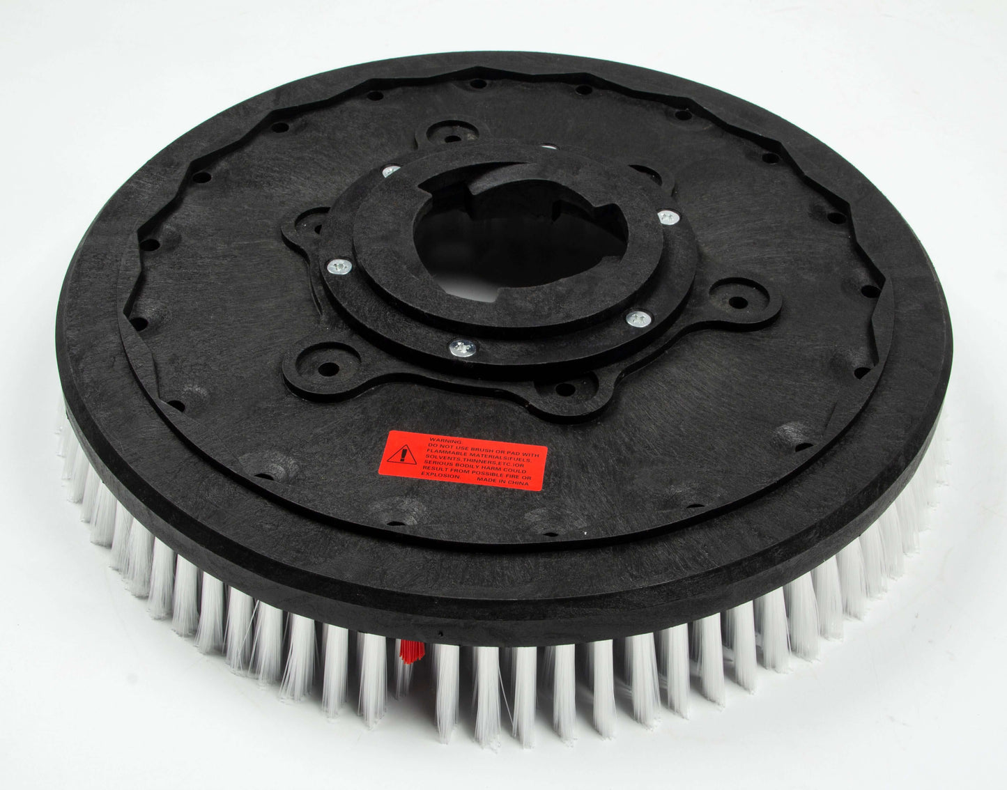 17" Heavy Duty White Brush for Floor Scrubber Machine RT35 Series, Ideal for Concrete, Tile, Wood and More Hard Floor Surfaces