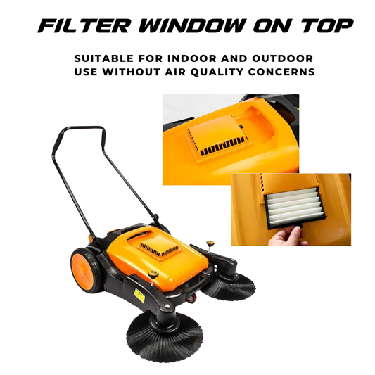Filter for RT980S Walk-behind Manual Push Floor Sweeper