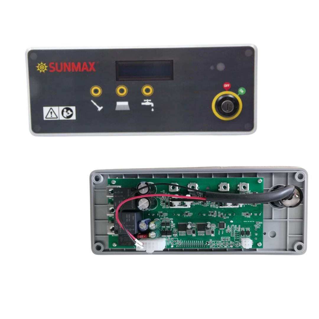 SUNMAX RT50 Series floor scrubber machine control panel and circuit set with buttons and wiring board