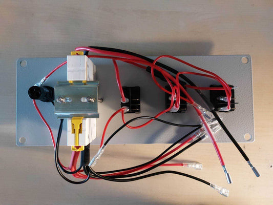 Control panel set with wiring for SUNMAX RT50AC floor scrubber machine