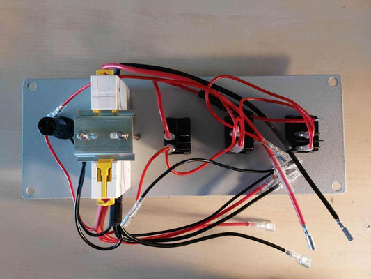 Control panel set with wiring for SUNMAX RT50AC floor scrubber machine