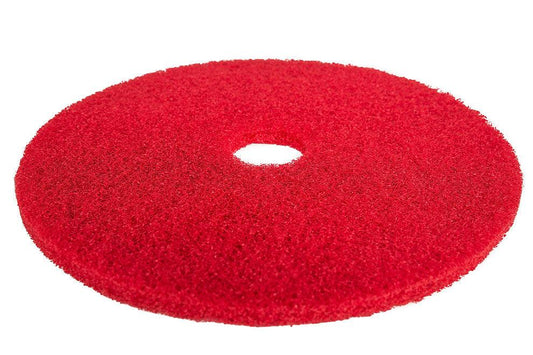 22" Red Burnishing Pad (Pack of 5) | Sunmax RT50 & RT50AC Compatible | Superior Floor Shine and Restoration