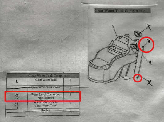 Elbow Connector for Solution Tank Water Level Display Tube, RT50 and RT50D Series Floor Scrubber Machines - SUNMAX