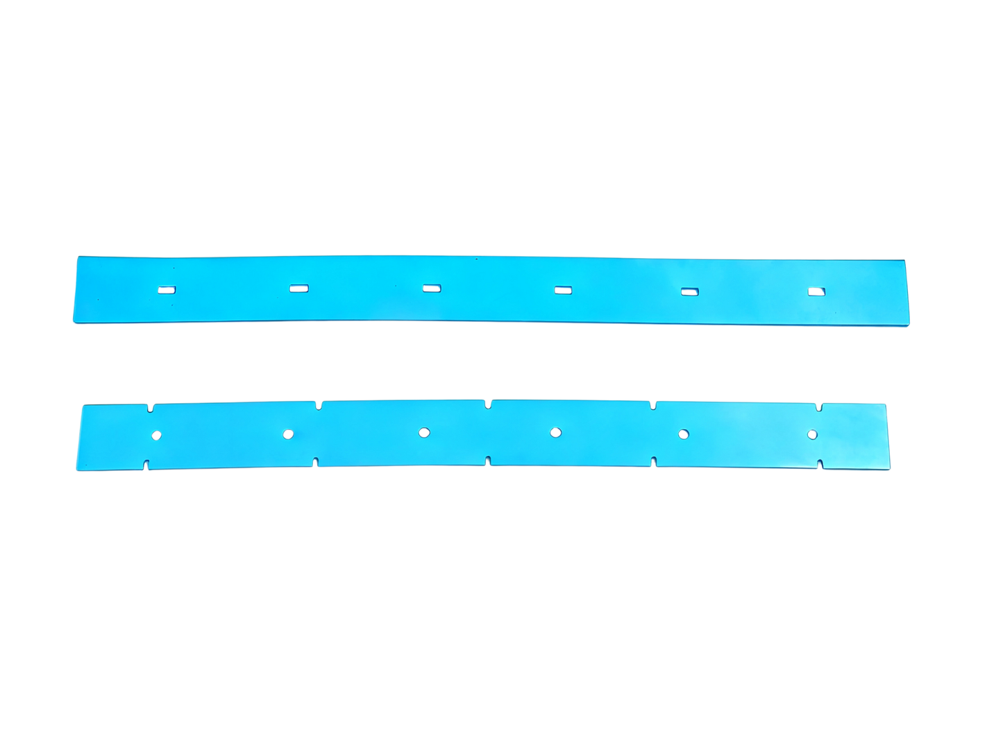 Rubber Squeegee Blades for RT35 Floor Scrubber Machines, Pack of 2, Blue