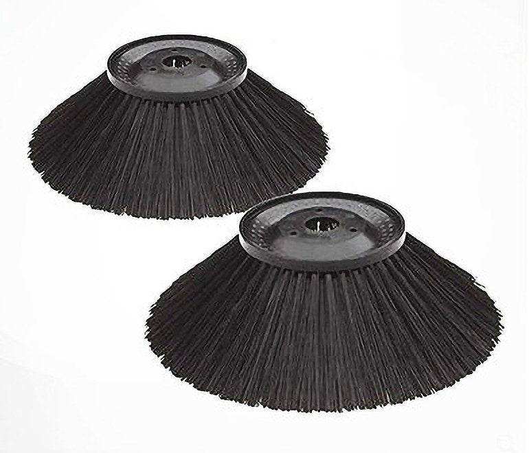 Side brushes for RT980 and RT980s manual push sweepers, black circular bristle brushes