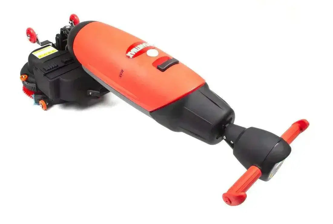 SM430 17" walk-behind cordless automatic floor scrubber with 360-degree rotating head and rechargeable lithium battery for commercial cleaning