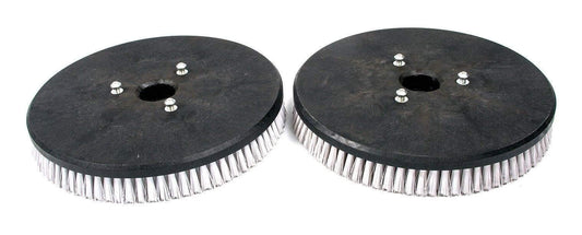 White Disk Scrub Brushes pack of 2 for SUNMAX RT120 floor scrubber machine