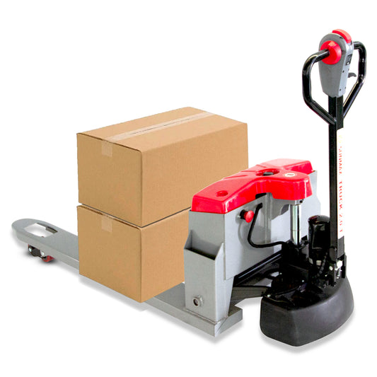 PT4400 Electric Walkie Pallet Truck, 4400 lbs Capacity, 27" Width, Electric Brake