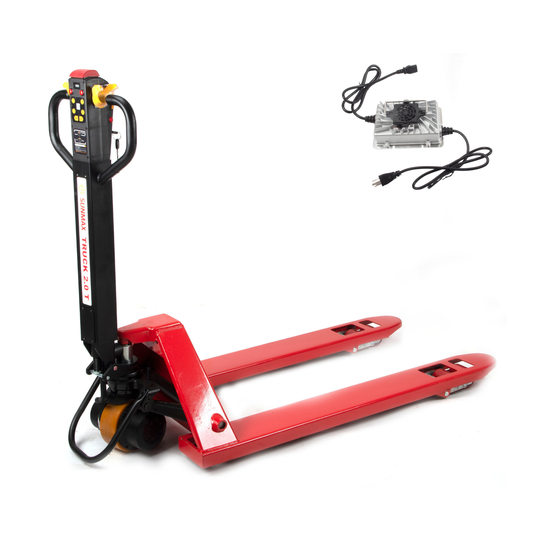 PT4400 Electric Pallet Truck, 4,400 lb Lithium-Powered Walk-Behind Pallet Jack for Warehouses