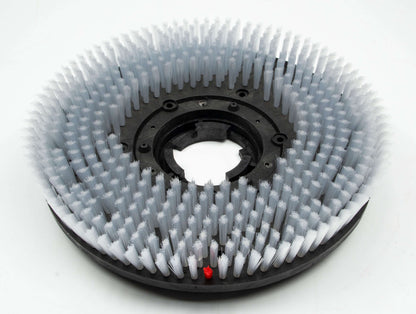 17" Heavy Duty White Brush for Floor Scrubber Machine RT35 Series, Ideal for Concrete, Tile, Wood and More Hard Floor Surfaces