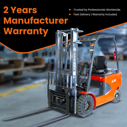 A-20 Electric Forklift – 4400 Lbs Load Capacity, 118" Lift Height, Compact & Efficient Design for Industrial Use