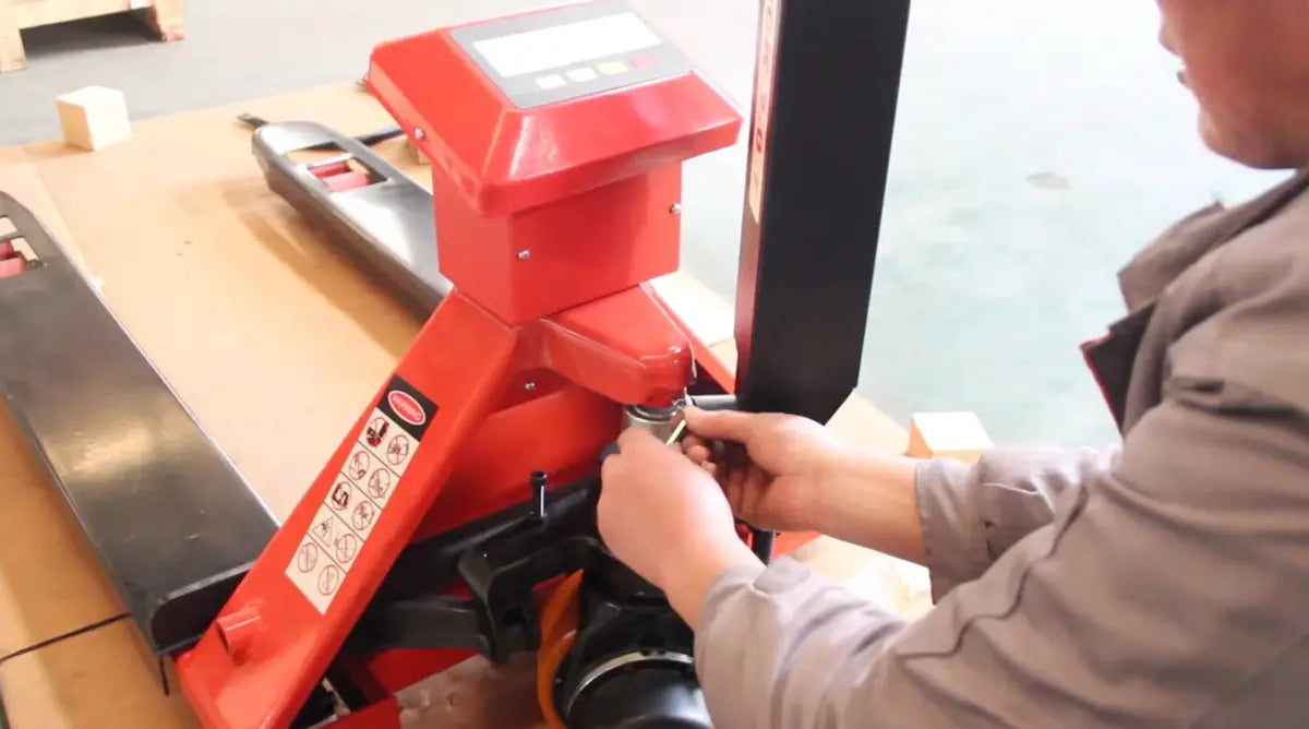 Load video: HOW TO SETUP &amp; USE PT4400W ELECTRIC PALLET JACK