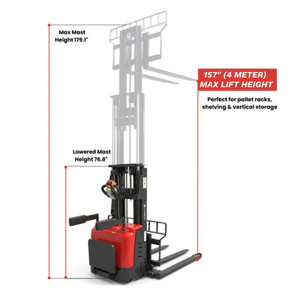 PS3300FE-4M Full Electric Pallet Stacker 