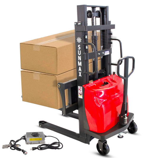 PS3300SE-2M Semi-Electric Pallet Stacker