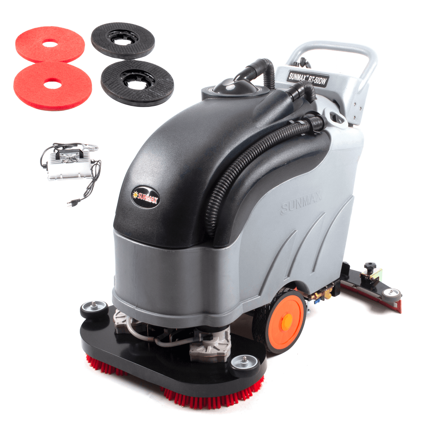 RT50DW 28" Dual Brushes Self-Propelled Floor Scrubber 