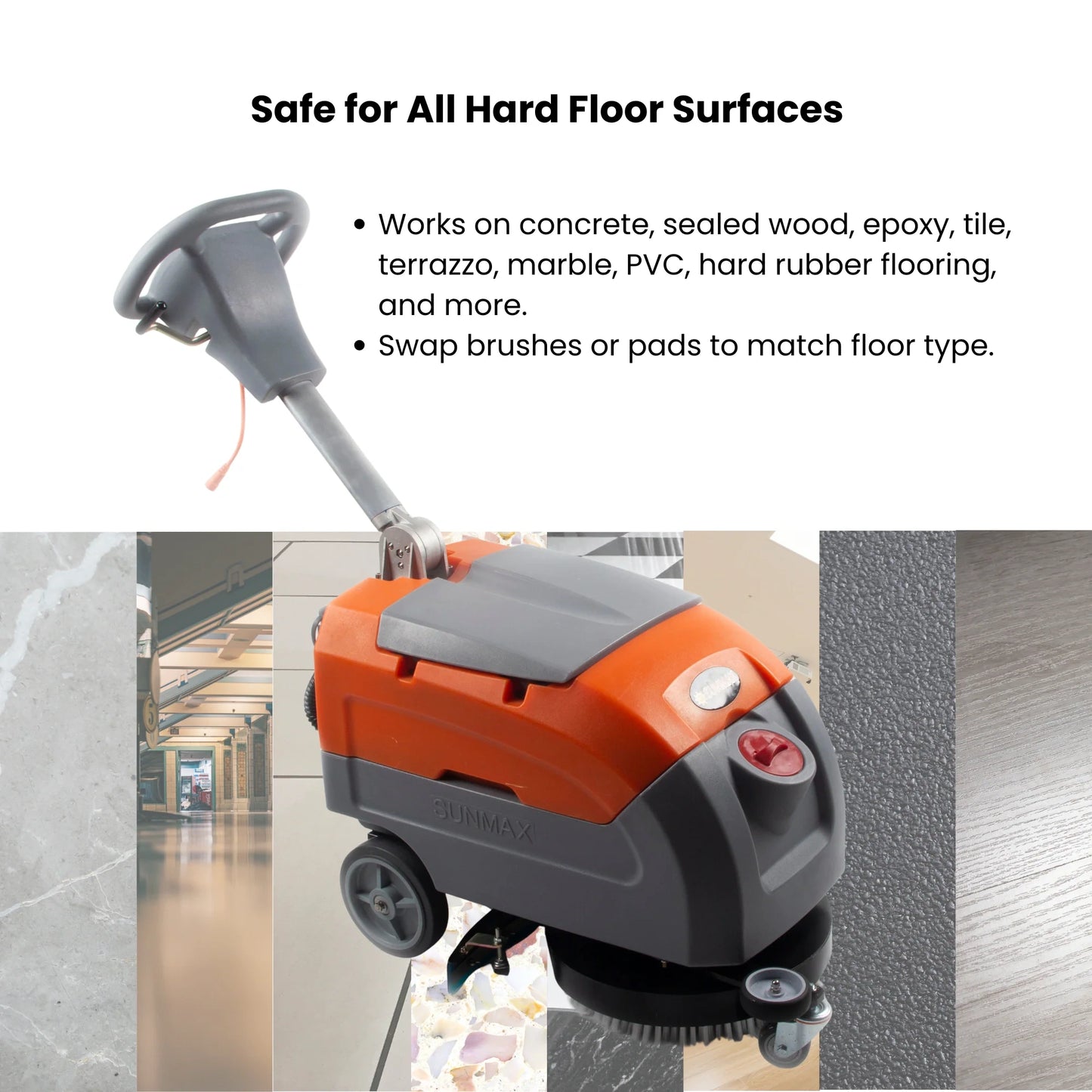 RT35AC Electric Walk-Behind Floor Scrubber