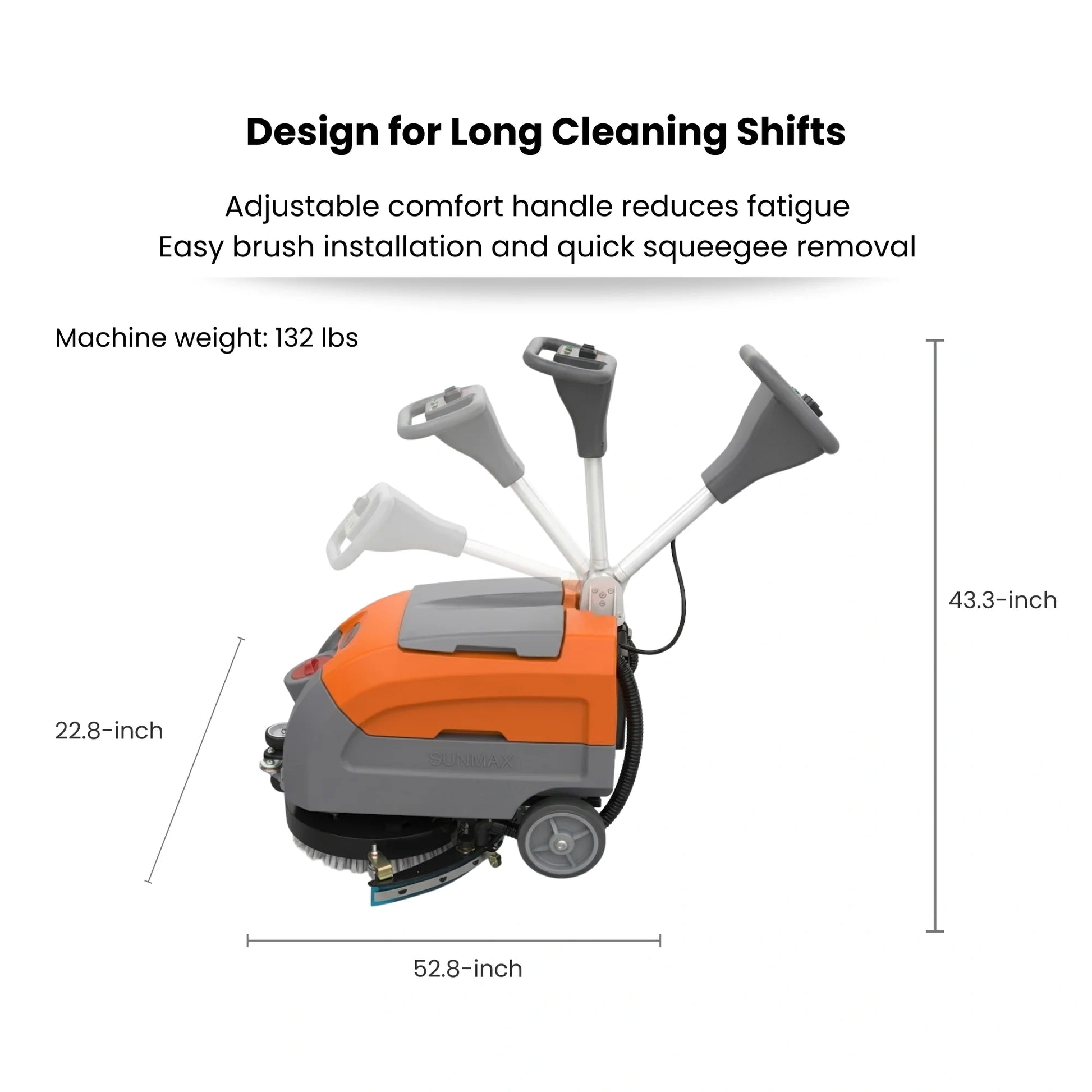 RT35AC Electric Walk-Behind Floor Scrubber