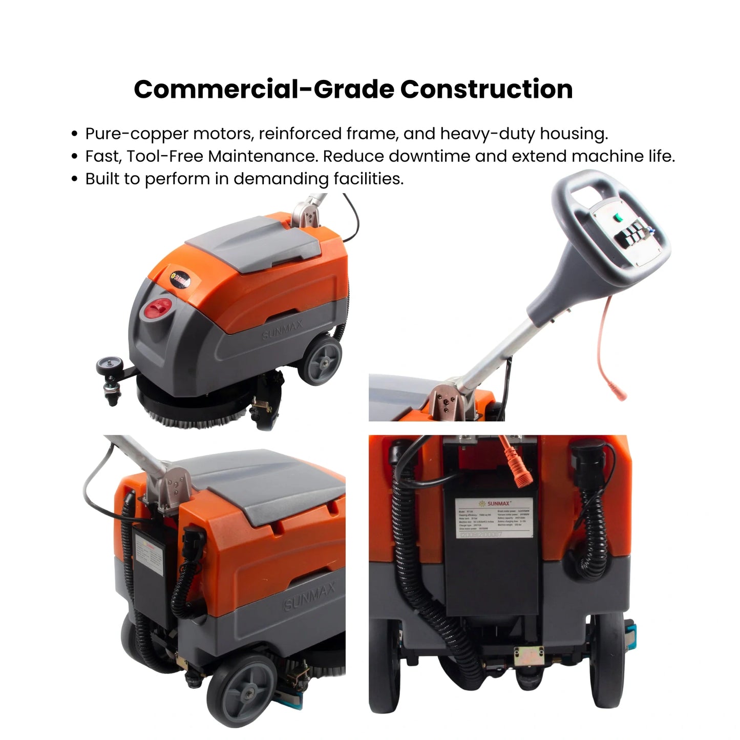 RT35AC Electric Walk-Behind Floor Scrubber