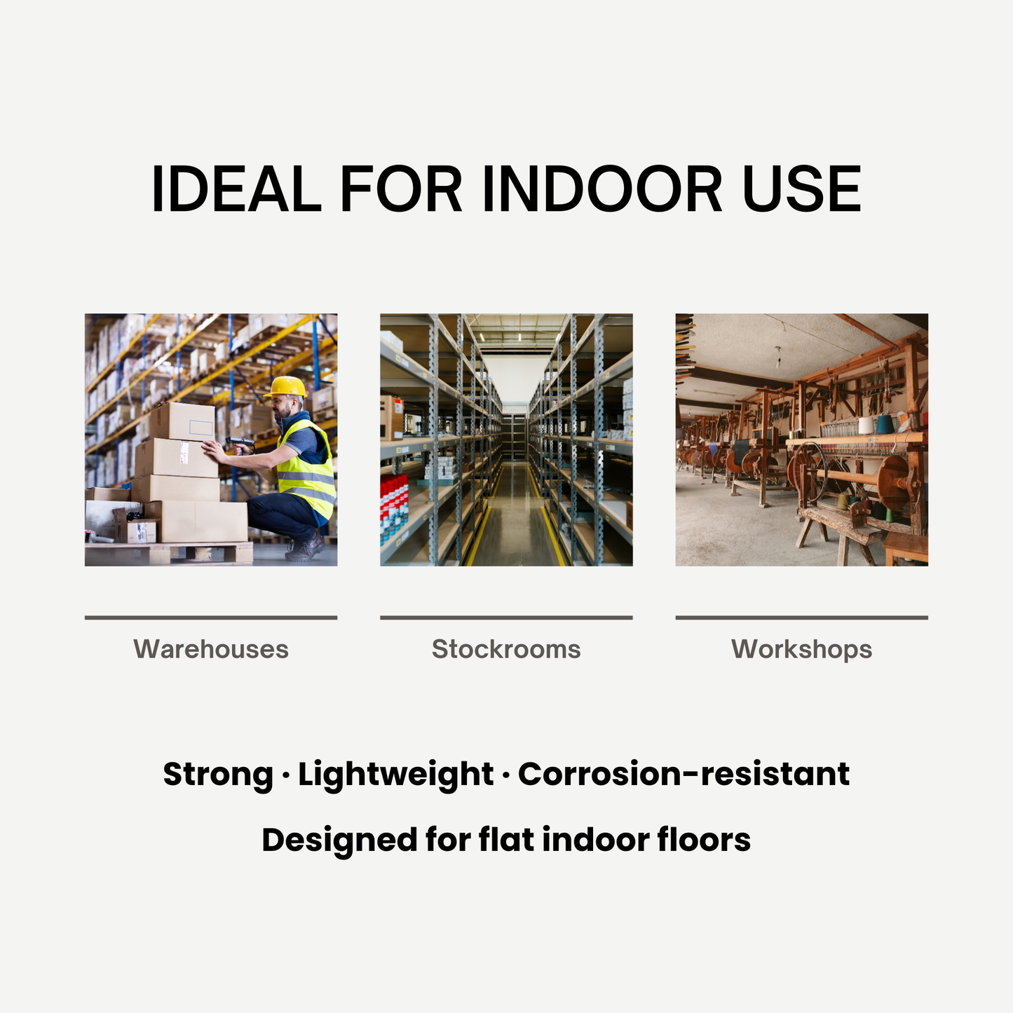PH300PL Fence Platform Truck – 660 lb Capacity Warehouse Cart with Steel Fence, 5” Casters, Manual Material Handling