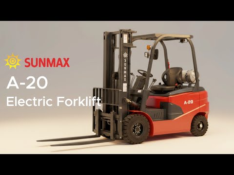 A-20 Electric Forklift – 4400 lbs Capacity, 118" Lift for Warehouse Use