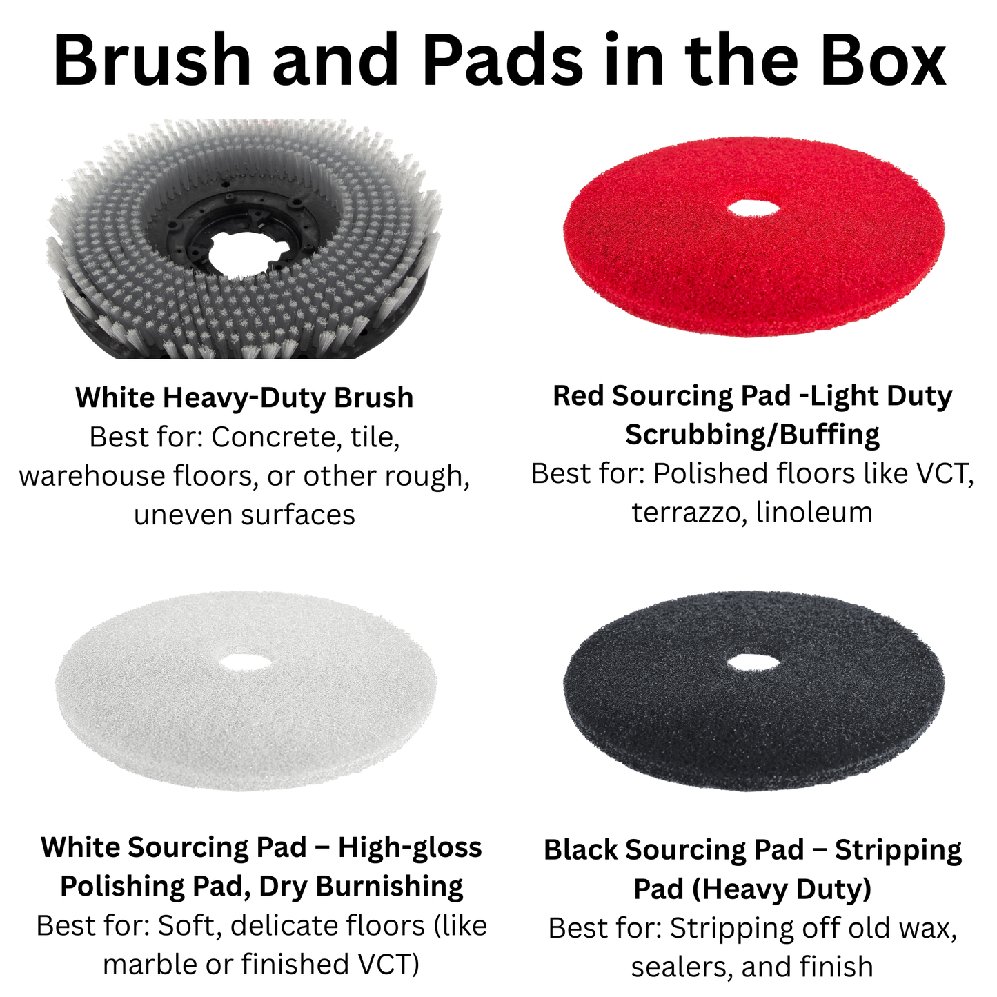 RT35 17" Walk Behind Floor Scrubber Machine, 19000 sqft/h, with Anti-Collision Wheel