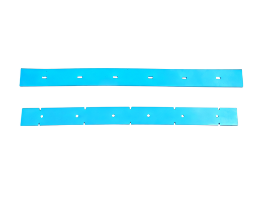 Rubber Squeegee Blades for RT35 Floor Scrubber Machines, Pack of 2, Blue
