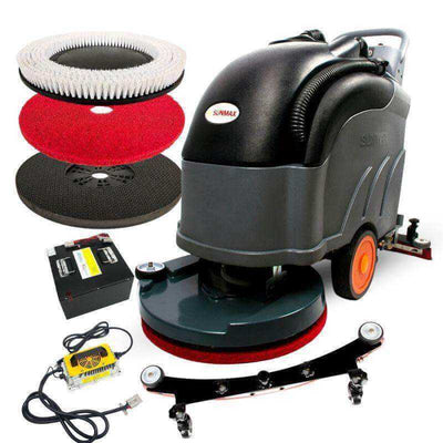 SUNMAX RT50D Plus lithium self-propelled floor scrubber with 22 inch cleaning path