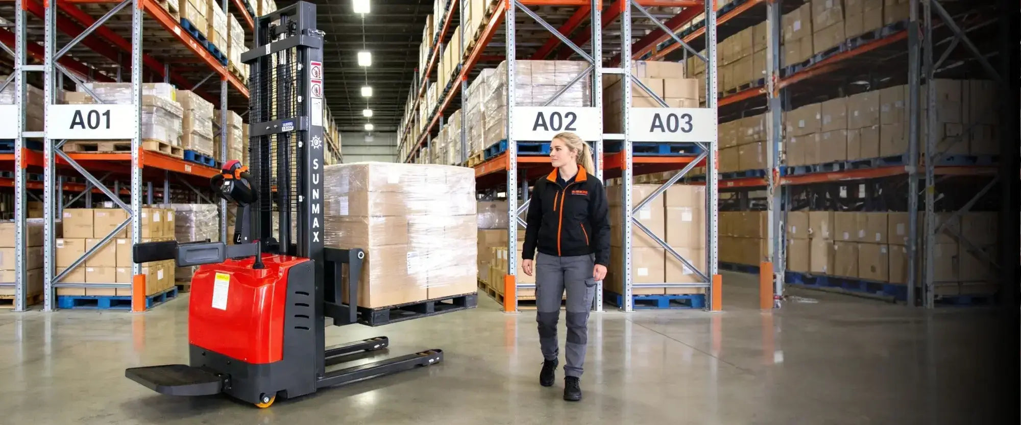 SUNMAX Electric Pallet Stackers